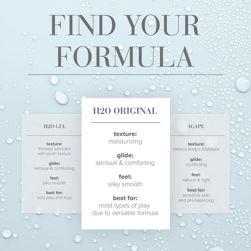 JO H2O Original Lube - 480 mL - Water Based Lubricant - 480 ml Bottle