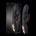 Adam & Eve The Midnight Rabbit - Black 20.3 cm (8'') Rabbit Vibrator