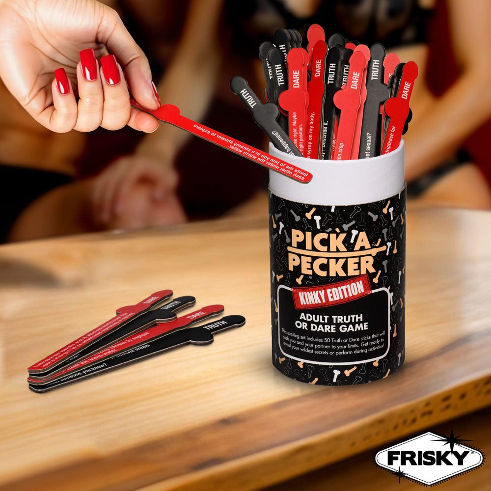 Frisky Pick A Pecker - Kinky Edition - Adult Truth Or Dare Game