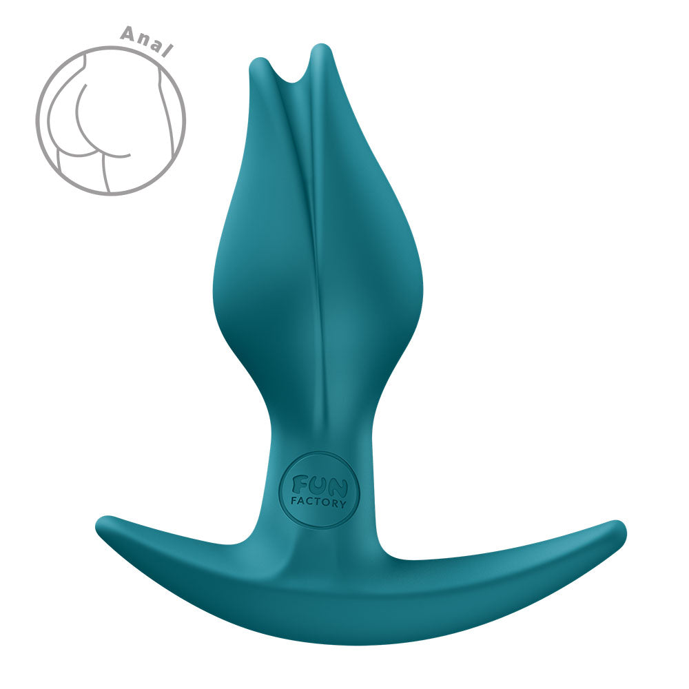 Fun Factory BOOTIE FEM Bottle Green - Bottle Green 8.5 cm Butt Plug