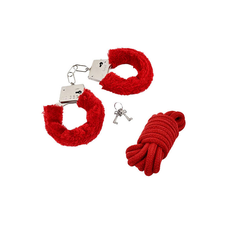 Adam & Eve DELUXE RED HOT SEX KIT - Couples Kit - 13 Piece Set
