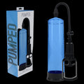 PUMPED Basic Pump 2 - Blue - Blue Penis Pump