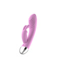 Passion Play Silicone Rabbit Vibrator - Pink 18.6 cm USB Rechargeable Rabbit Vibrator