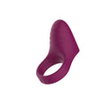 Passion Play Silicone Vibrating Cockring - Purple USB Rechargeable Penis Ring