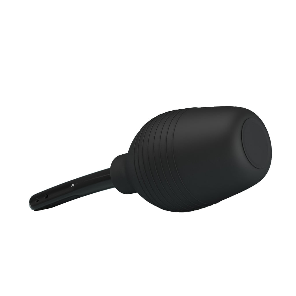 MR PLAY Anal Douche - Black - Black Unisex Douche - 310 ml Capacity
