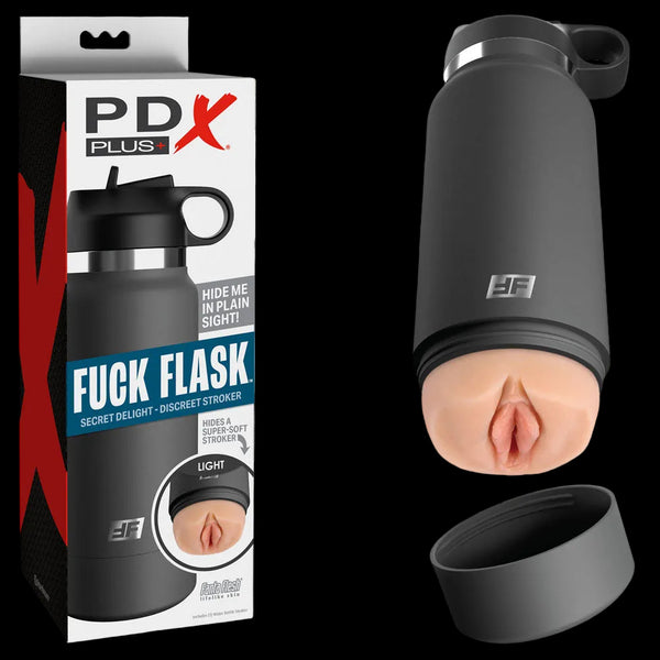 PDX Plus Fuck Flask - Secret Delight - Flesh Discreet Vagina Stroker