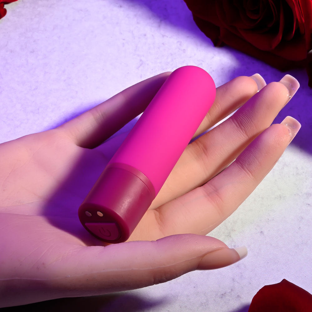 Selopa TINY TEMPTATION - Pink 9.2 cm USB Rechargeable Bullet