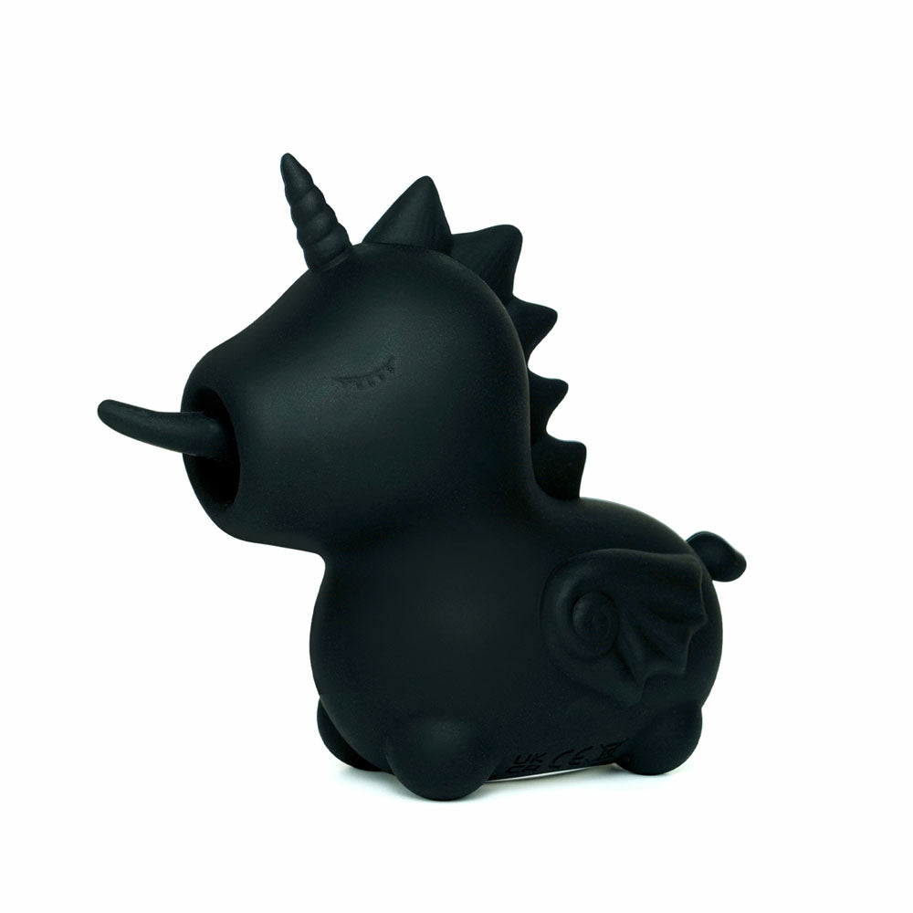Unihorn - Wild Spirit - Black USB Rechargeable Flicking Stimulator