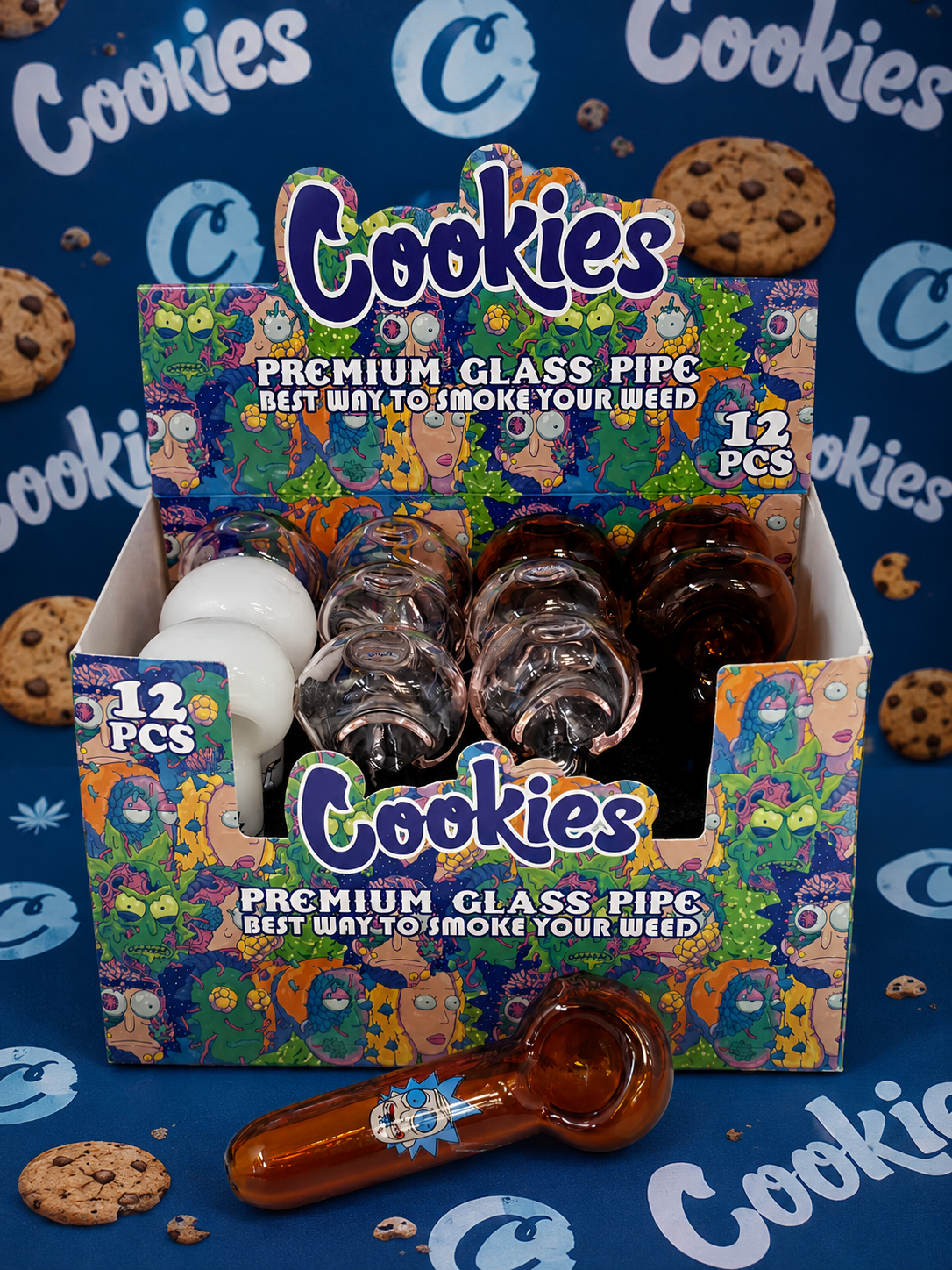 Cookies Glass Pipe | Premium Cookies Glass Pipe