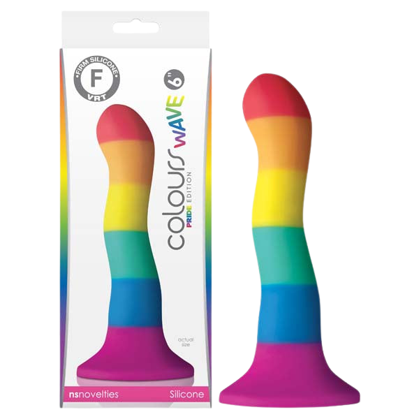 Colours Pride Edition - 6'' Wave - Rainbow 15.2 cm Dong
