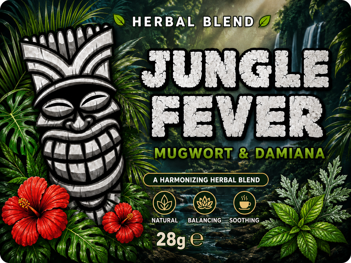 Jungle Fever Herbal Blend – Mugwort & Damiana 28g